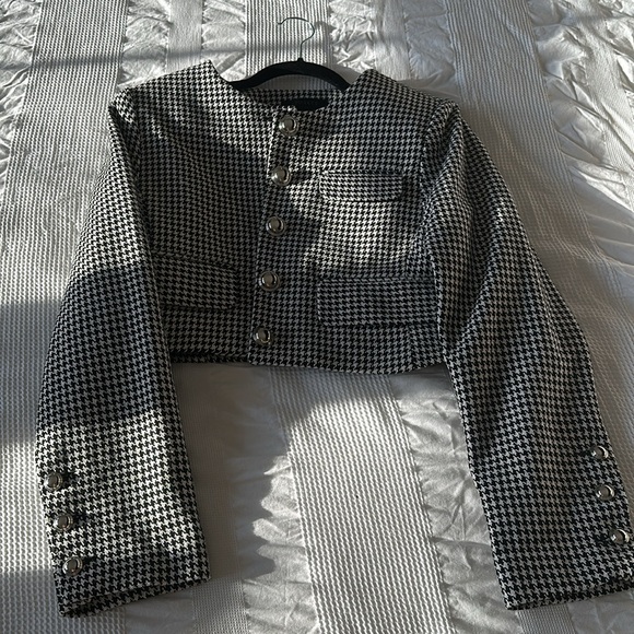 Storets houndstooth cropped jacket - Picture 15 of 15